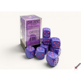 Chessex:  Speckled Purple Passion 16mm d6 Dice Block