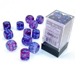 Chessex Nebula Nocturnal/blue 16MM D6 Dice Block