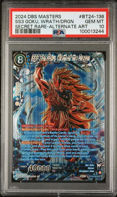 SS3 Son Goku, Wrath of the Dragon - PSA 10
