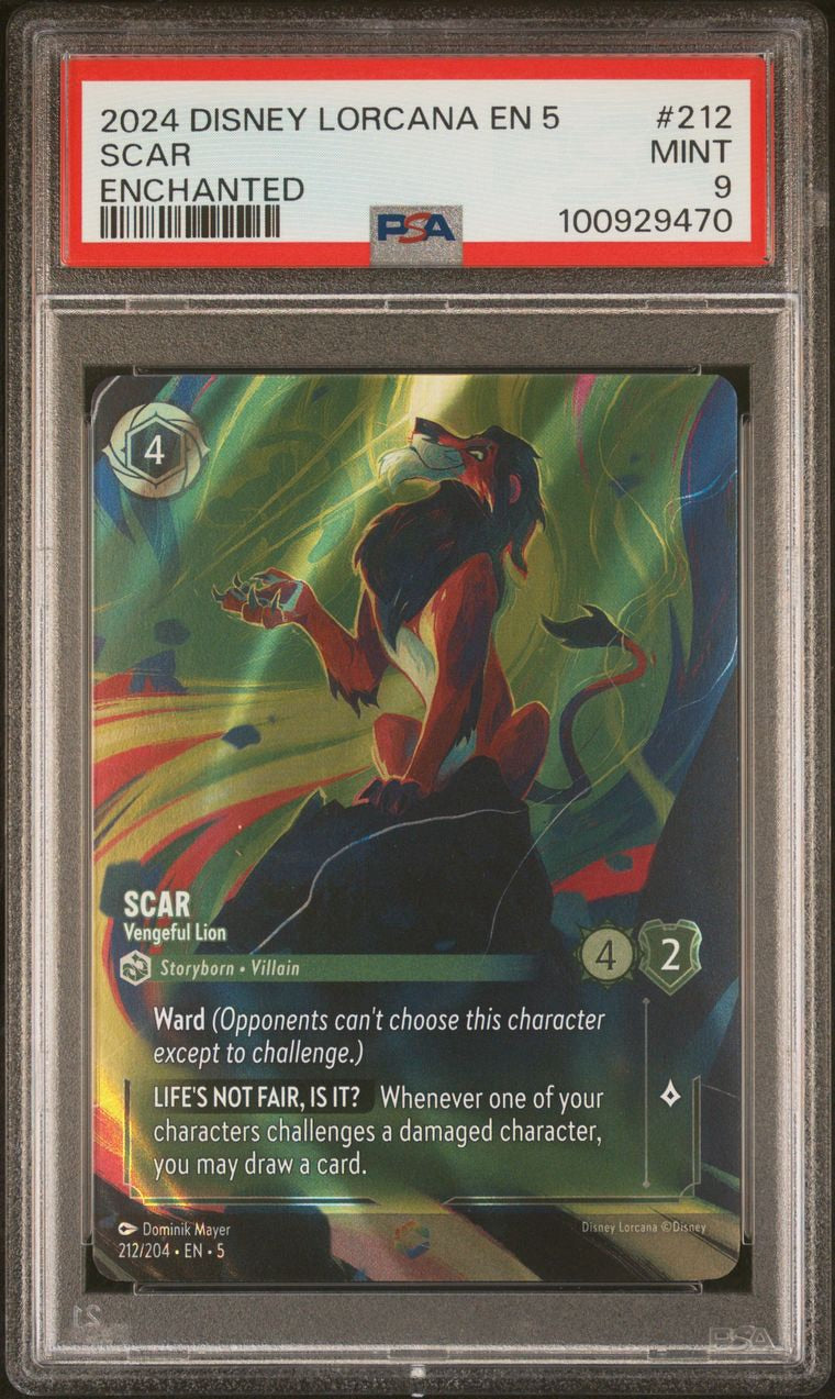 PSA 9 Scar #212 (Enchanted)