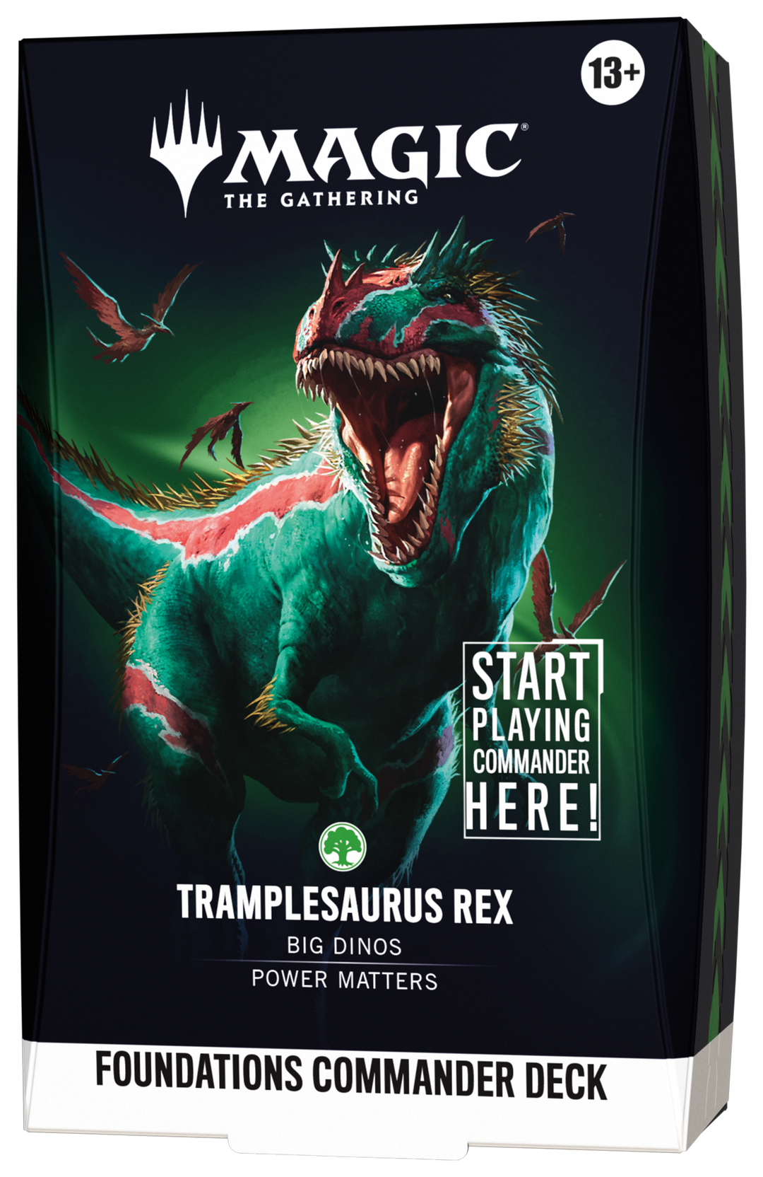 Magic the Gathering: Foundations Commander Deck - Tramplesaurus Rex