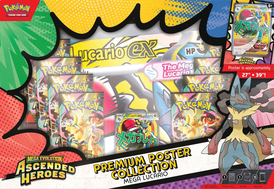 ME2.5: Ascended Heroes Premium Poster Collection Mega Lucario
