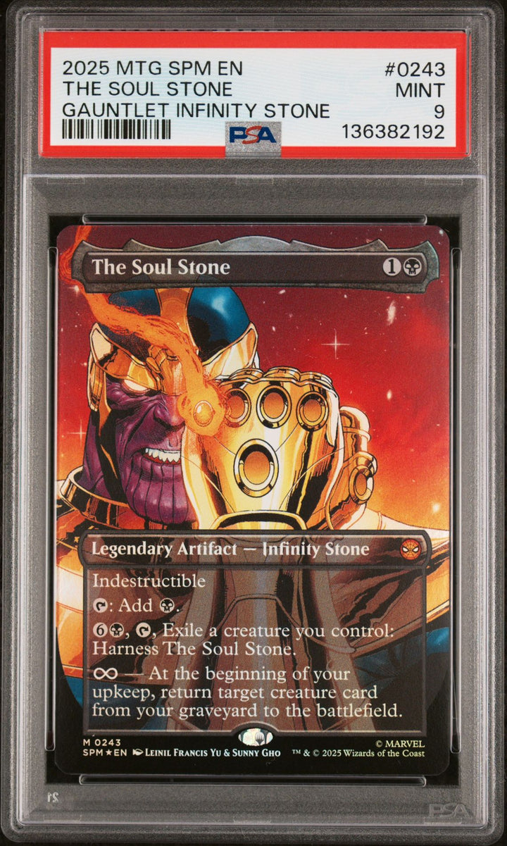 The Soul Stone (Borderless) PSA 9