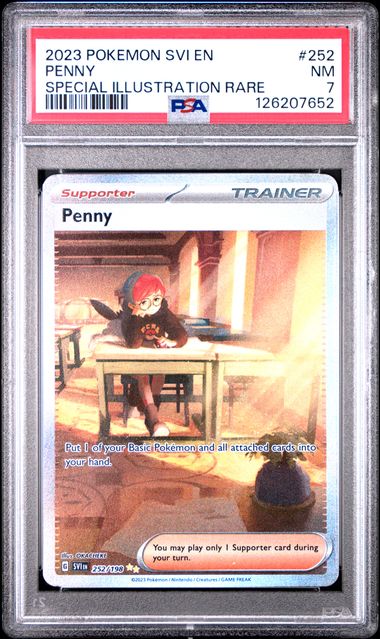 #252 PENNY SIR PSA 7