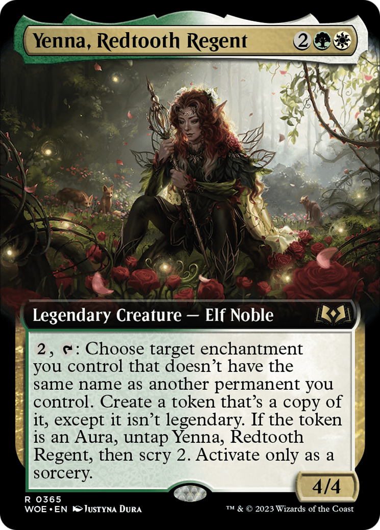 Yenna, Redtooth Regent (WOE-365) - : (Extended Art)