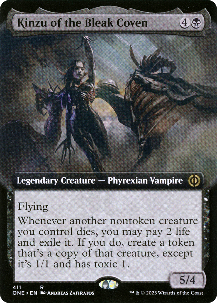 Kinzu of the Bleak Coven (ONE-411) - : (Extended Art) Foil