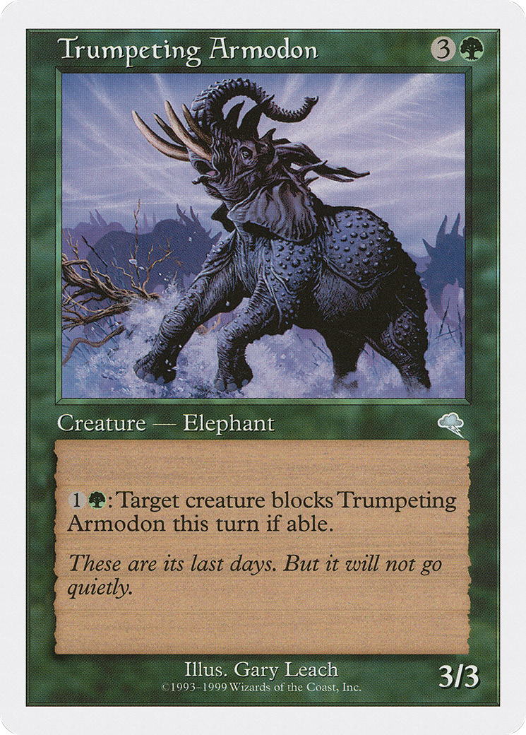 Trumpeting Armodon (BRB-090) -