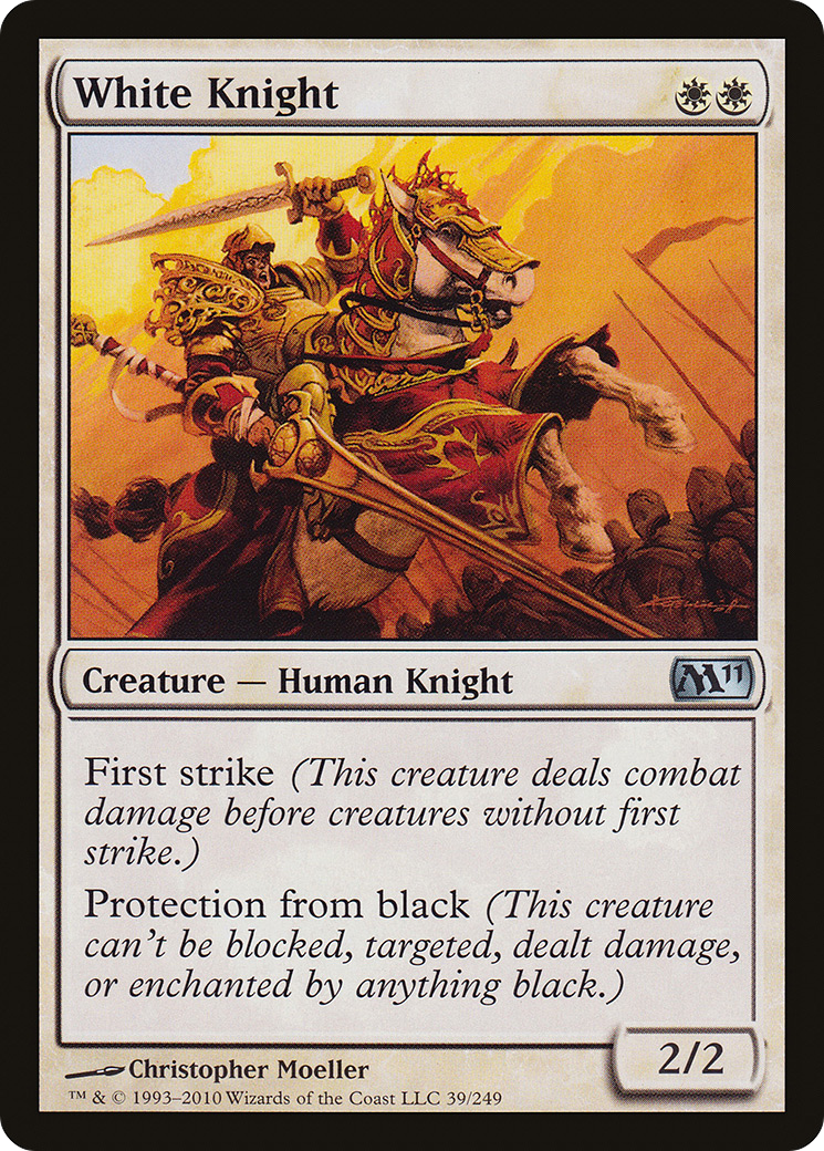 White Knight (M11-039) -  Foil