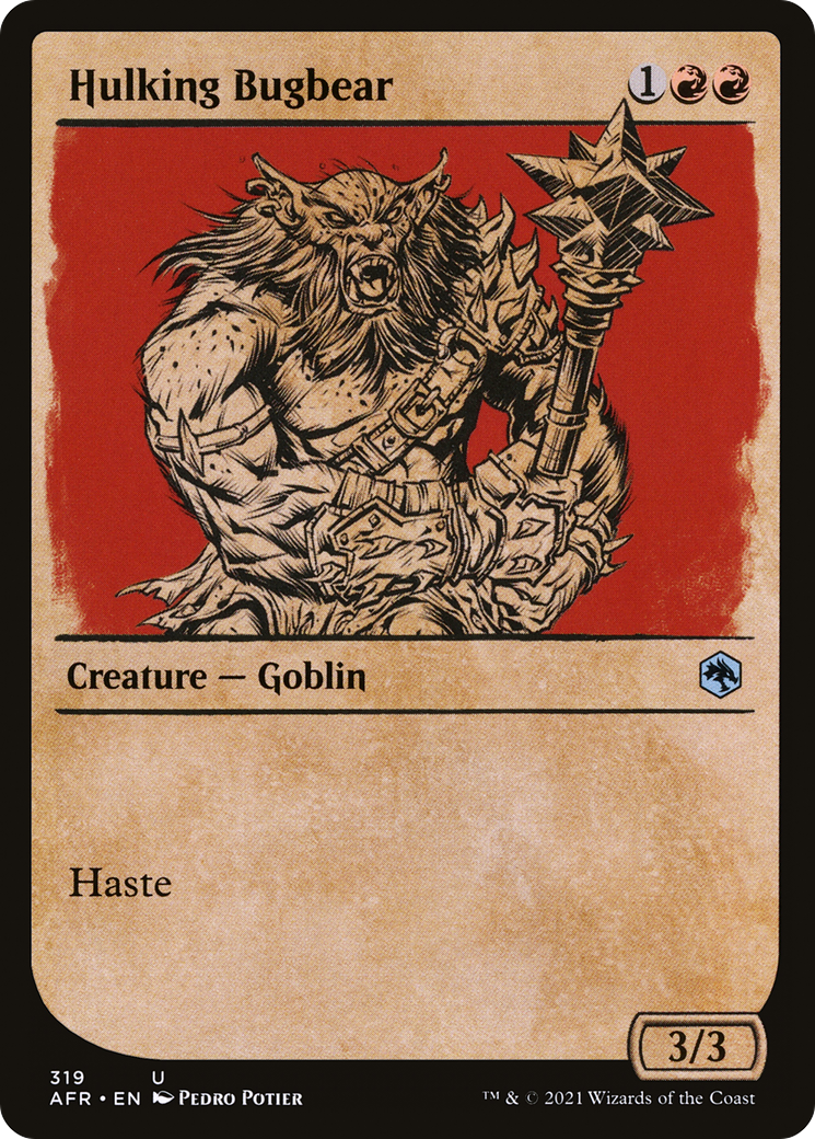 Hulking Bugbear (AFR-319) - : (Showcase) Foil