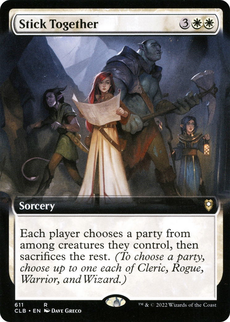 Stick Together (CLB-611) - : (Extended Art) Foil