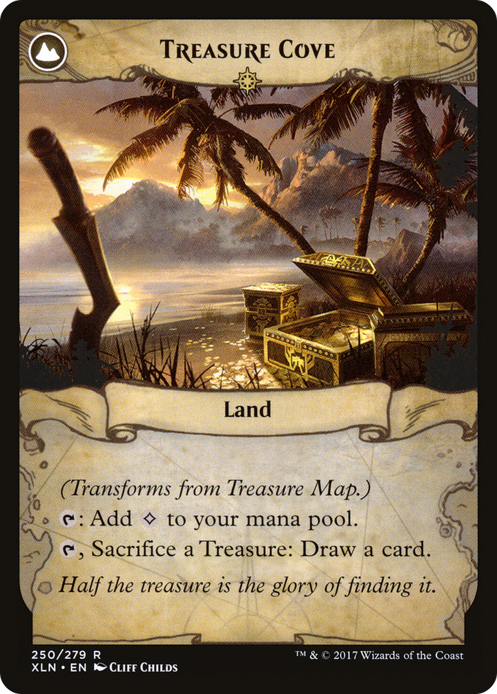 Treasure Map // Treasure Cove (LIST-XLN-250) - : (compasslanddfc)