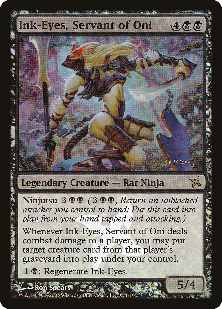 Ink-Eyes, Servant of Oni (PRE-71★) -  Foil