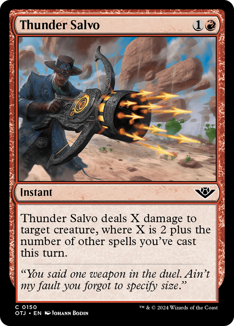 Thunder Salvo (OTJ-150) -  Foil