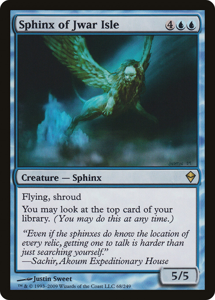 Sphinx of Jwar Isle (ZEN-068) -  Foil