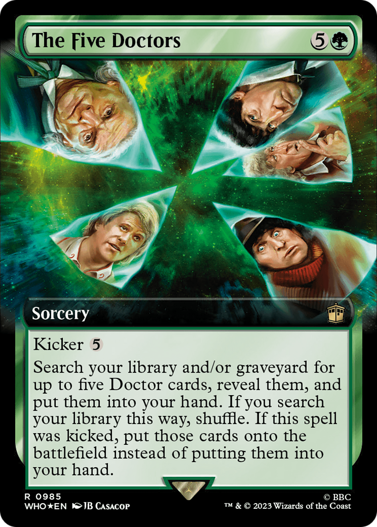 The Five Doctors (WHO-985) - : (Extended Art) Foil