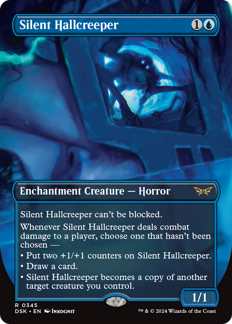 Silent Hallcreeper (DSK-345) -  (Borderless) Foil