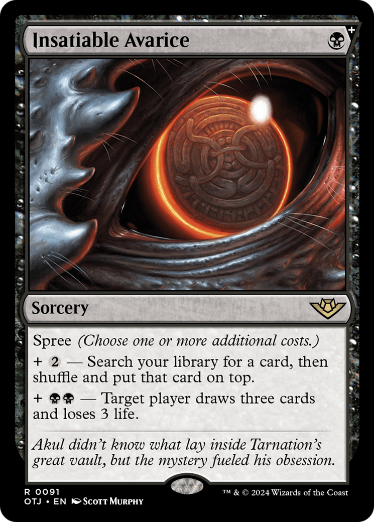 Insatiable Avarice (OTJ-091) - : (spree) Foil