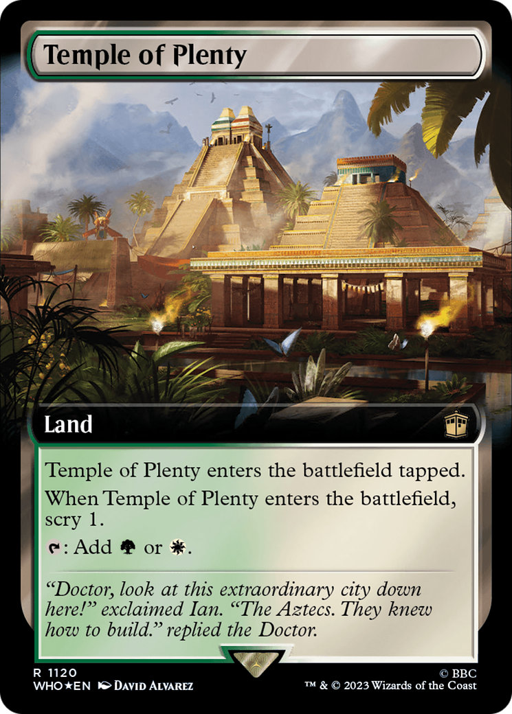 Temple of Plenty (WHO-1120) - : (Extended Art) Foil