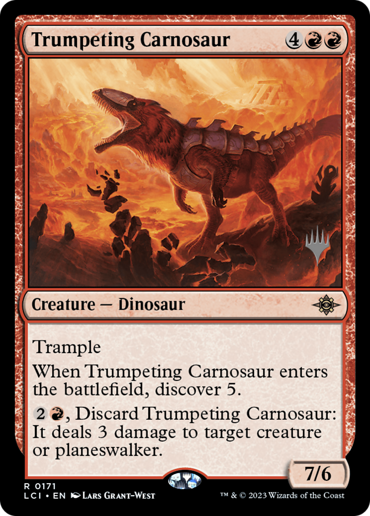 Trumpeting Carnosaur (PPLCI-171P) -  Foil