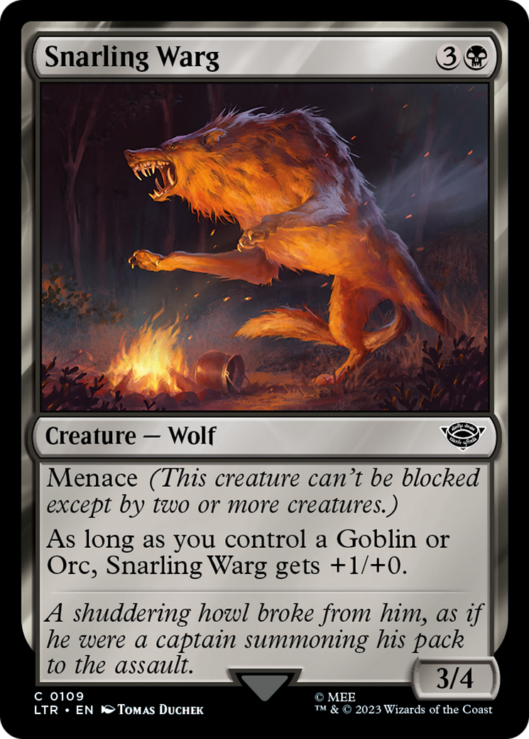 Snarling Warg (LTR-109) -