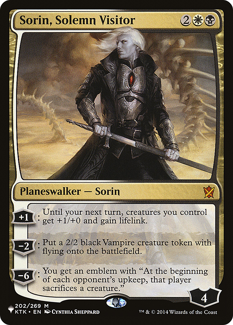 Sorin, Solemn Visitor (LIST-KTK-202) -