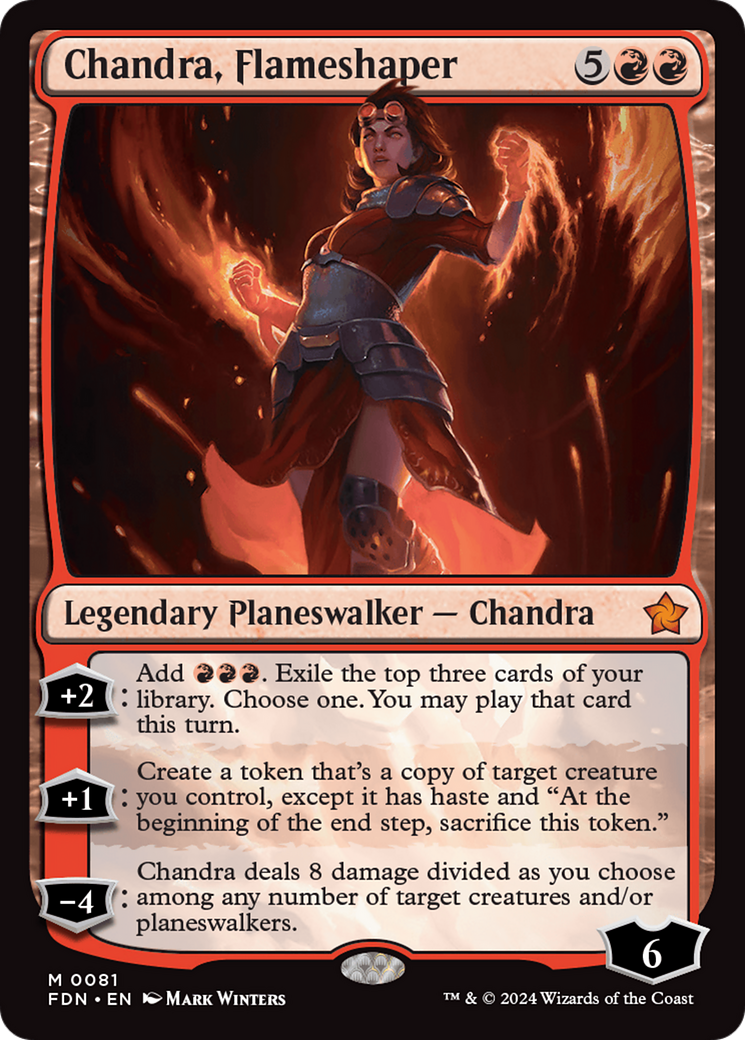 Chandra, Flameshaper (FDN-081) -  Foil