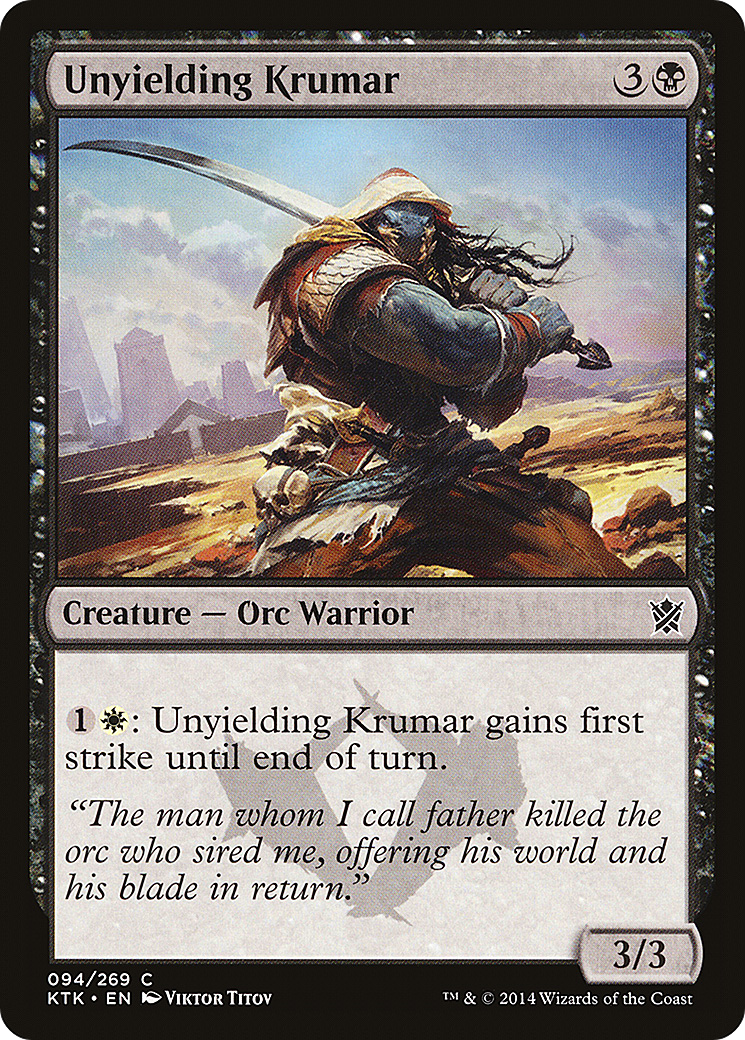 Unyielding Krumar (KTK-094) -  Foil