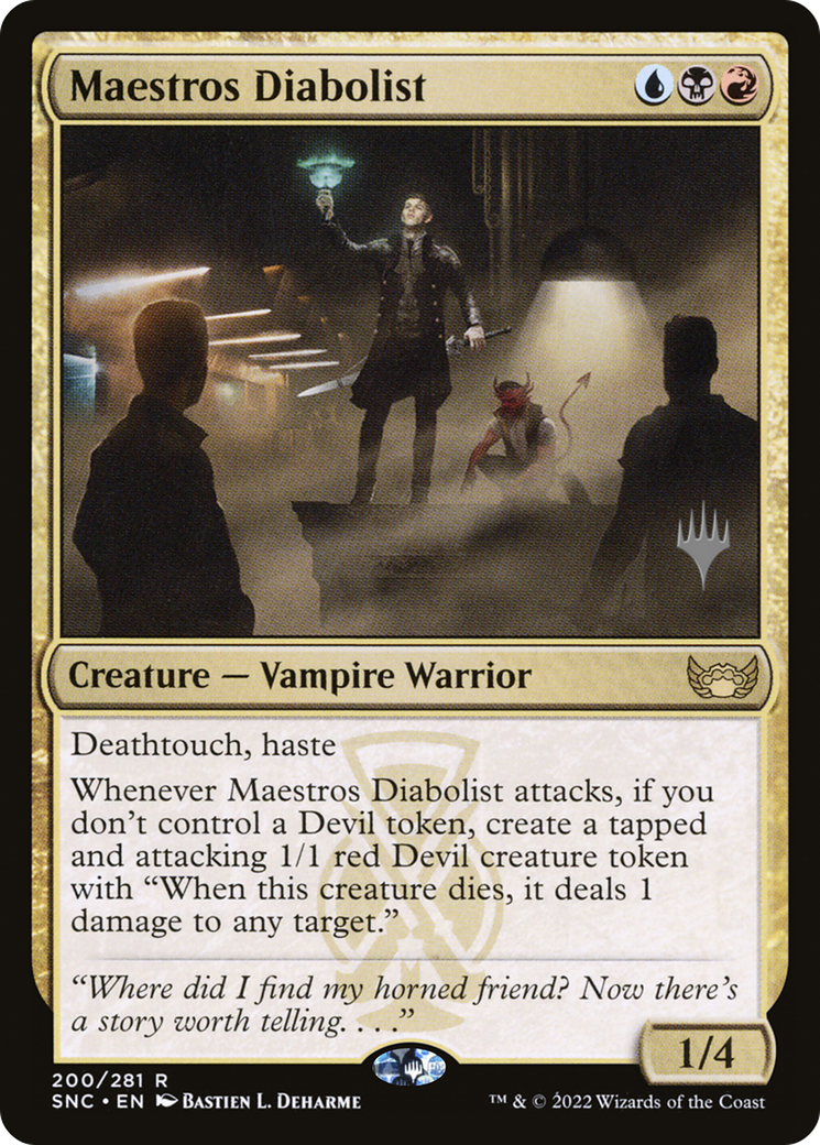 Maestros Diabolist (PPSNC-200P) -  Foil