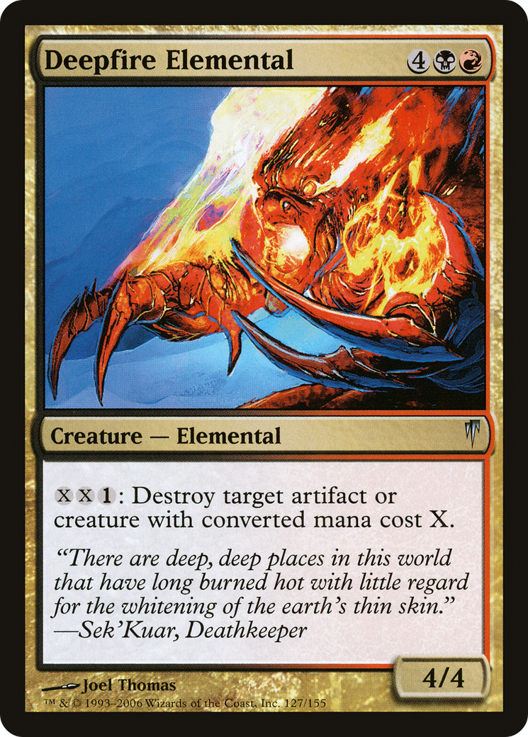 Deepfire Elemental (CSP-127) -  Foil