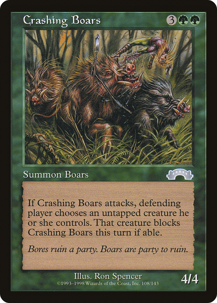 Crashing Boars (EXO-108) -