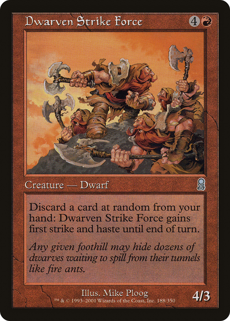 Dwarven Strike Force (ODY-188) -  Foil