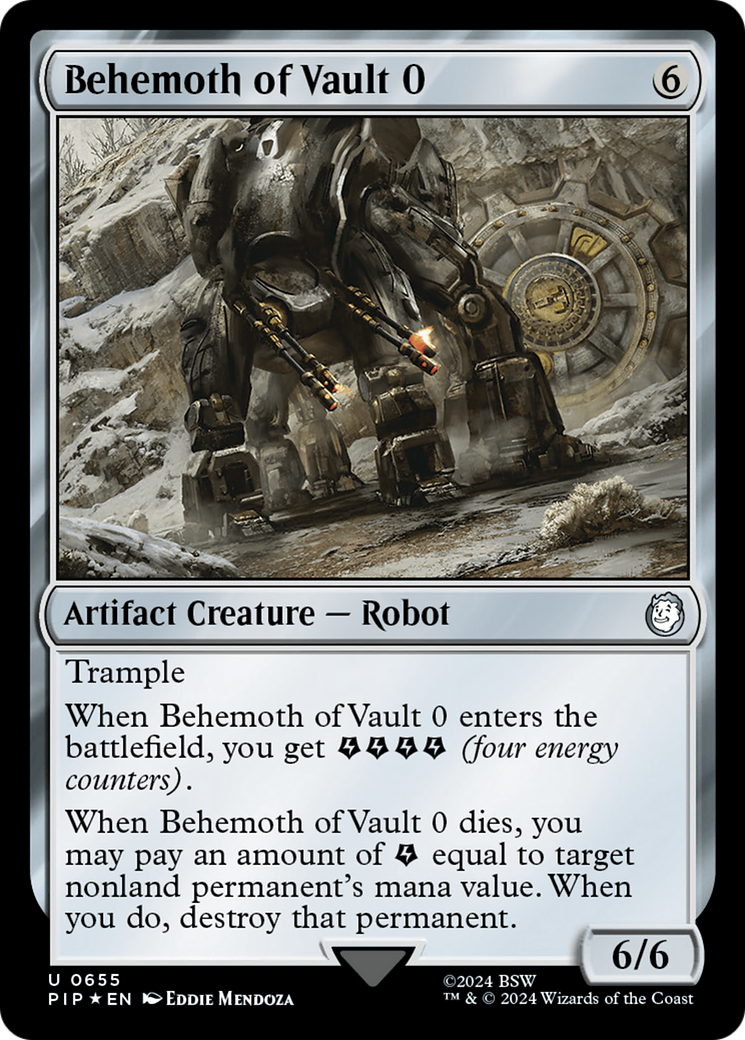 Behemoth of Vault 0 (PIP-655) -  Foil