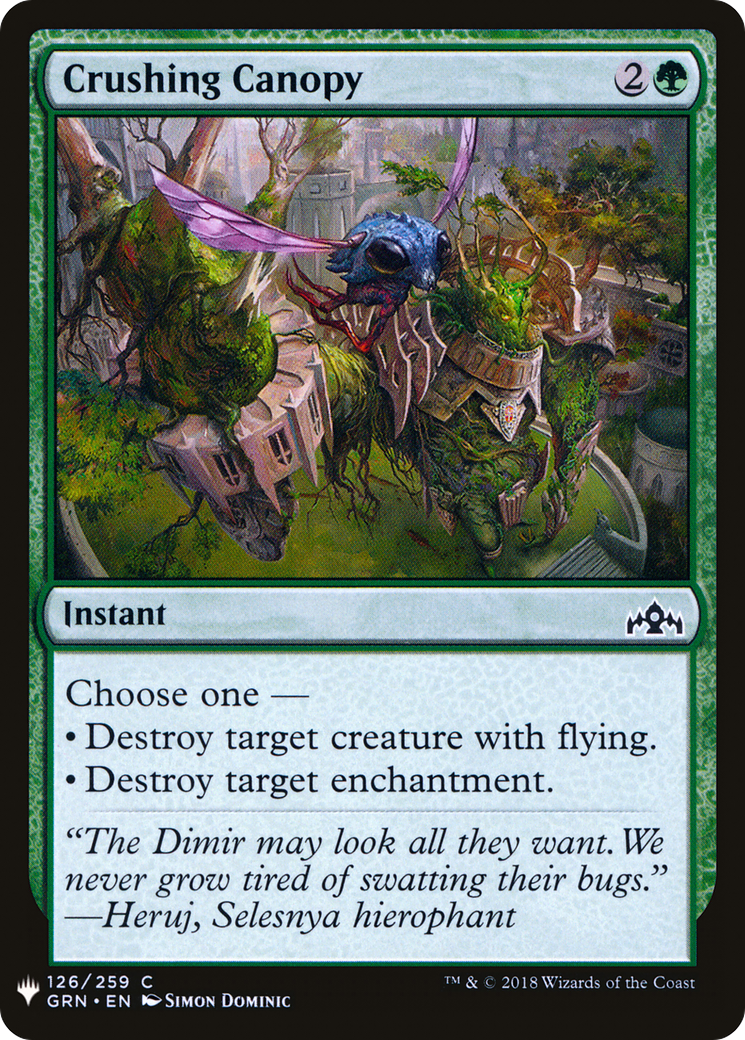 Crushing Canopy (LIST-GRN-126) -