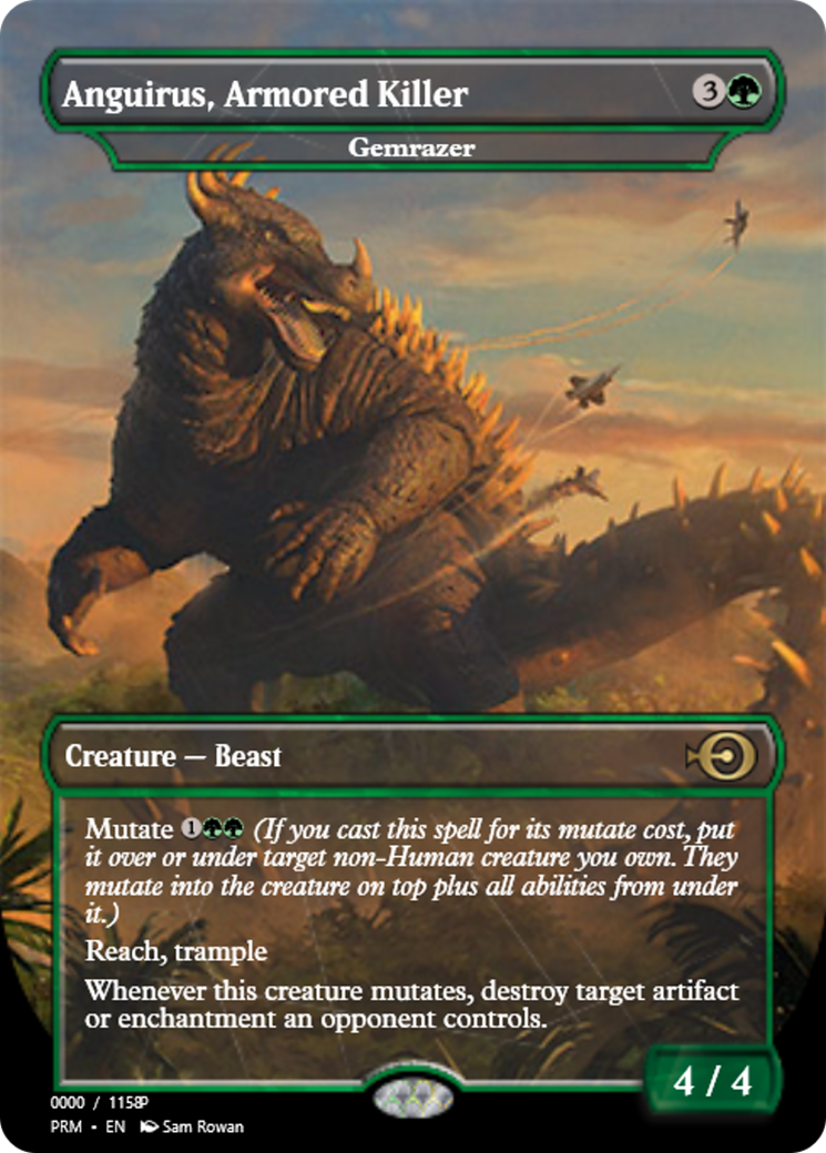 Gemrazer (PRM-80917) -  / Anguirus, Armored Killer Foil