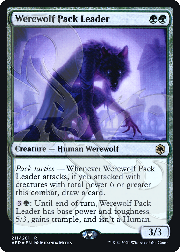 Werewolf Pack Leader (AFR&-211A) -  Foil