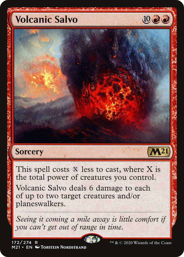 Volcanic Salvo (M21-172) -  Foil