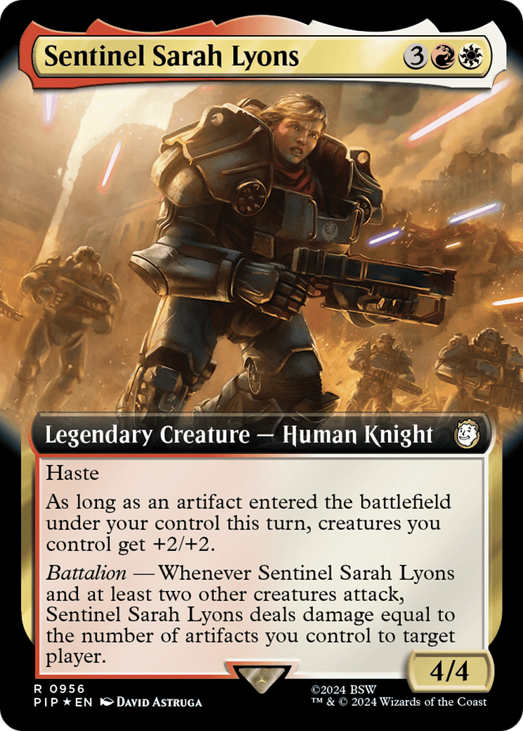 Sentinel Sarah Lyons (PIP-956) - : (Extended Art) Foil