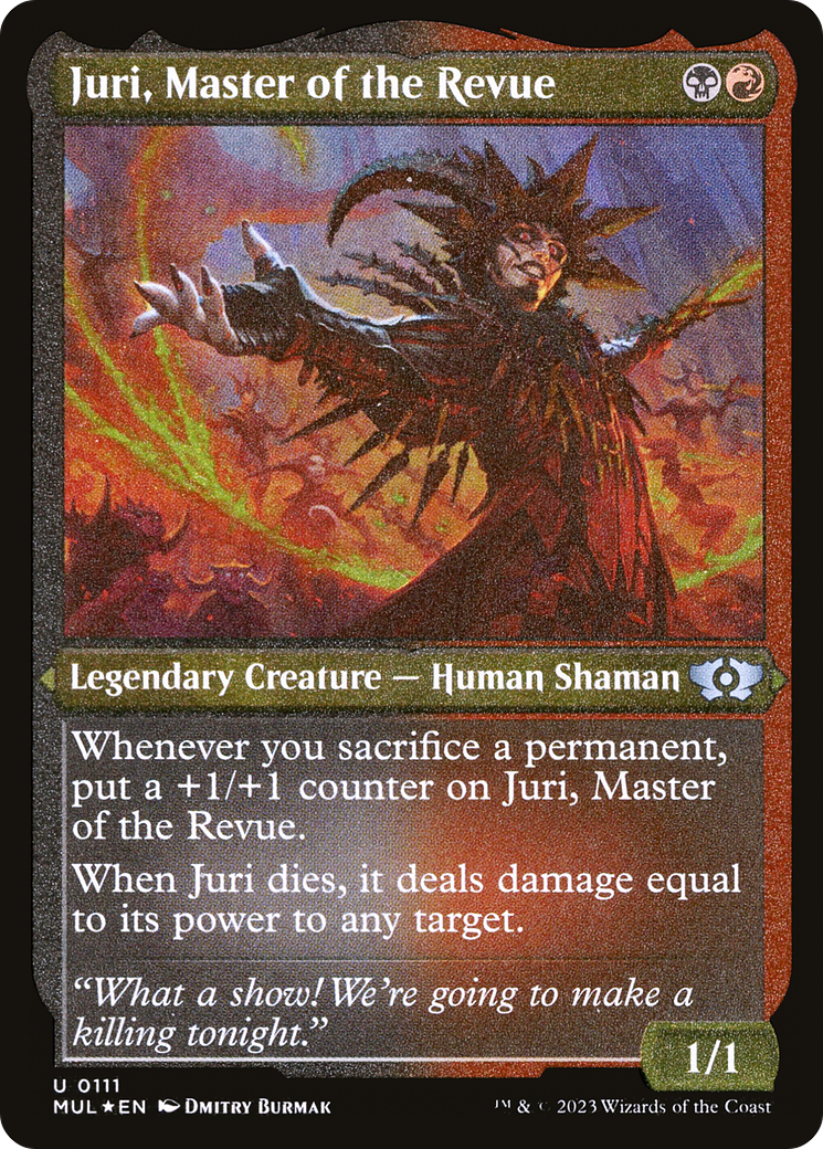 Juri, Master of the Revue (MUL-111) -  Etched Foil