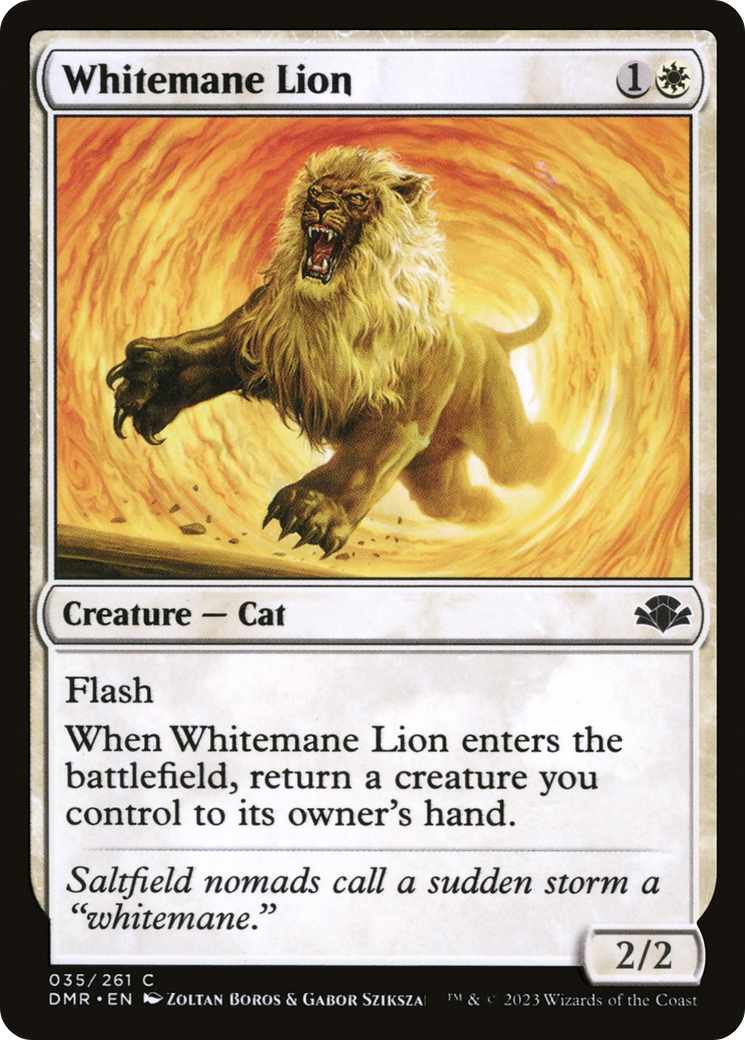 Whitemane Lion (DMR-035) -  Foil