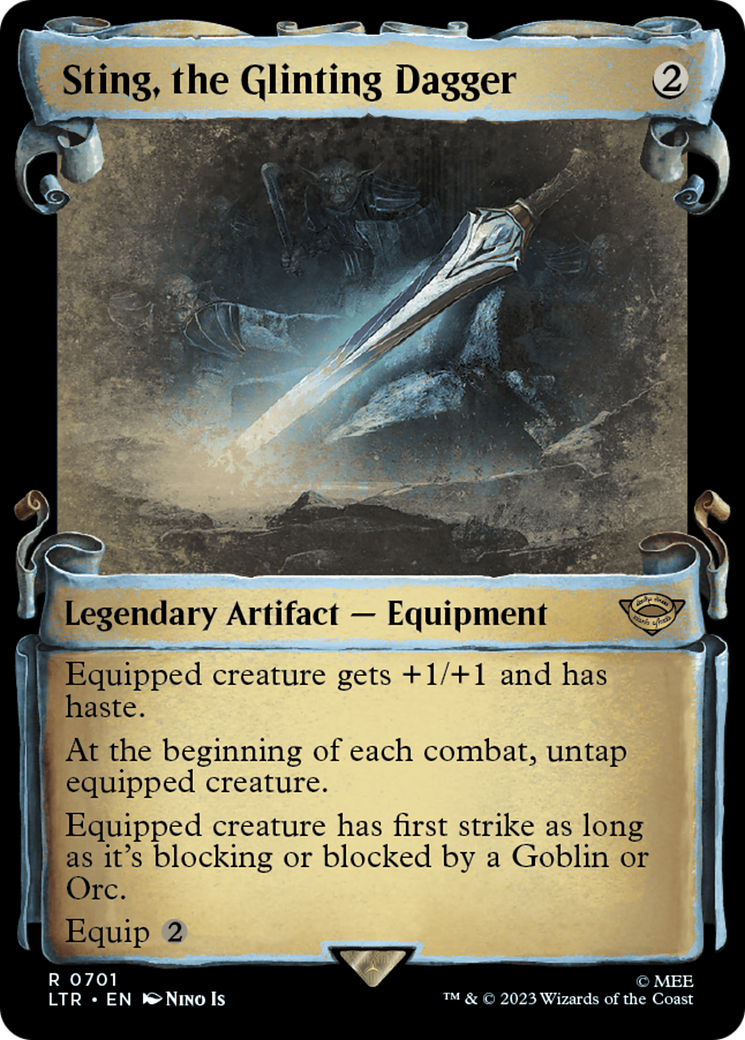 Sting, the Glinting Dagger (LTR-701) - : (Showcase) Foil