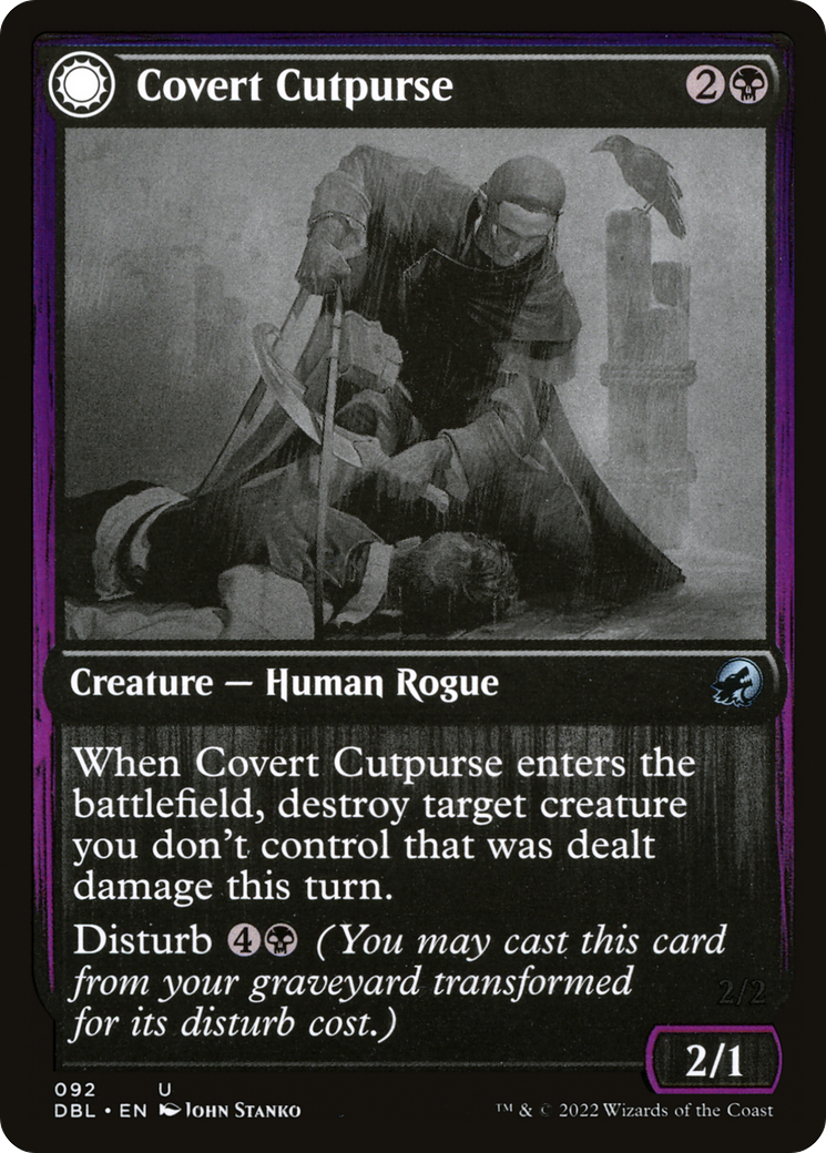 Covert Cutpurse // Covetous Geist (DBL-092) - : (Double Faced Transform)