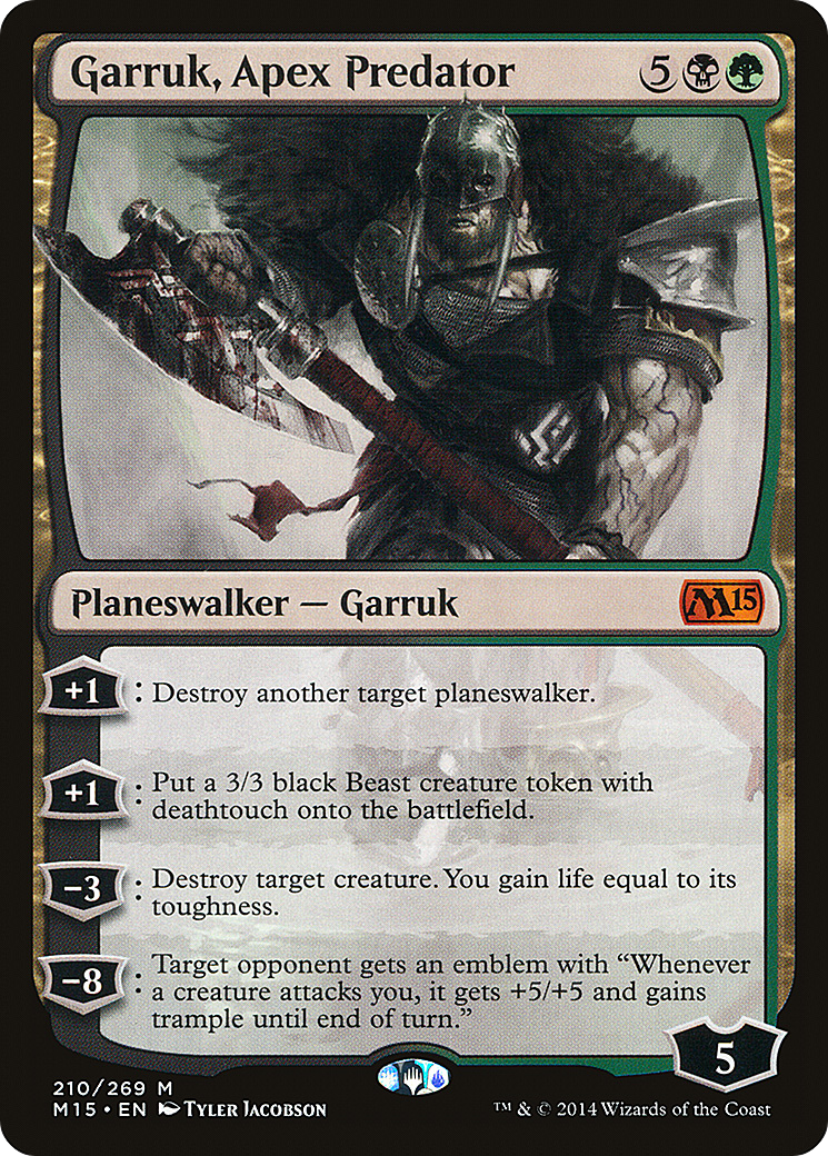 Garruk, Apex Predator (M15-210) -  Foil