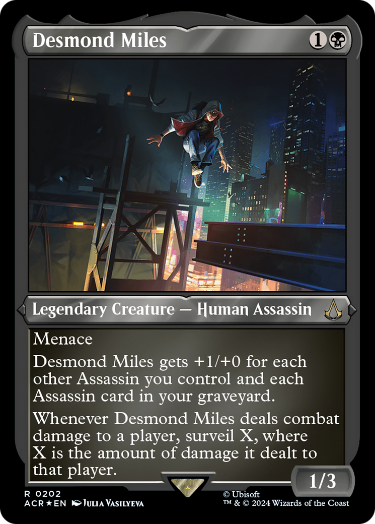 Desmond Miles (ACR-202) -  Etched Foil