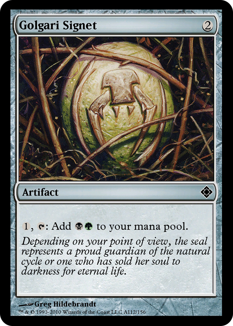 Golgari Signet (TD0-A112) -