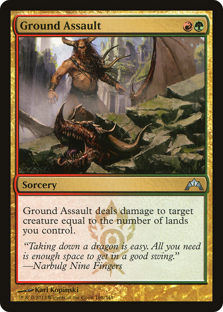 Ground Assault (GTC-168) -  Foil