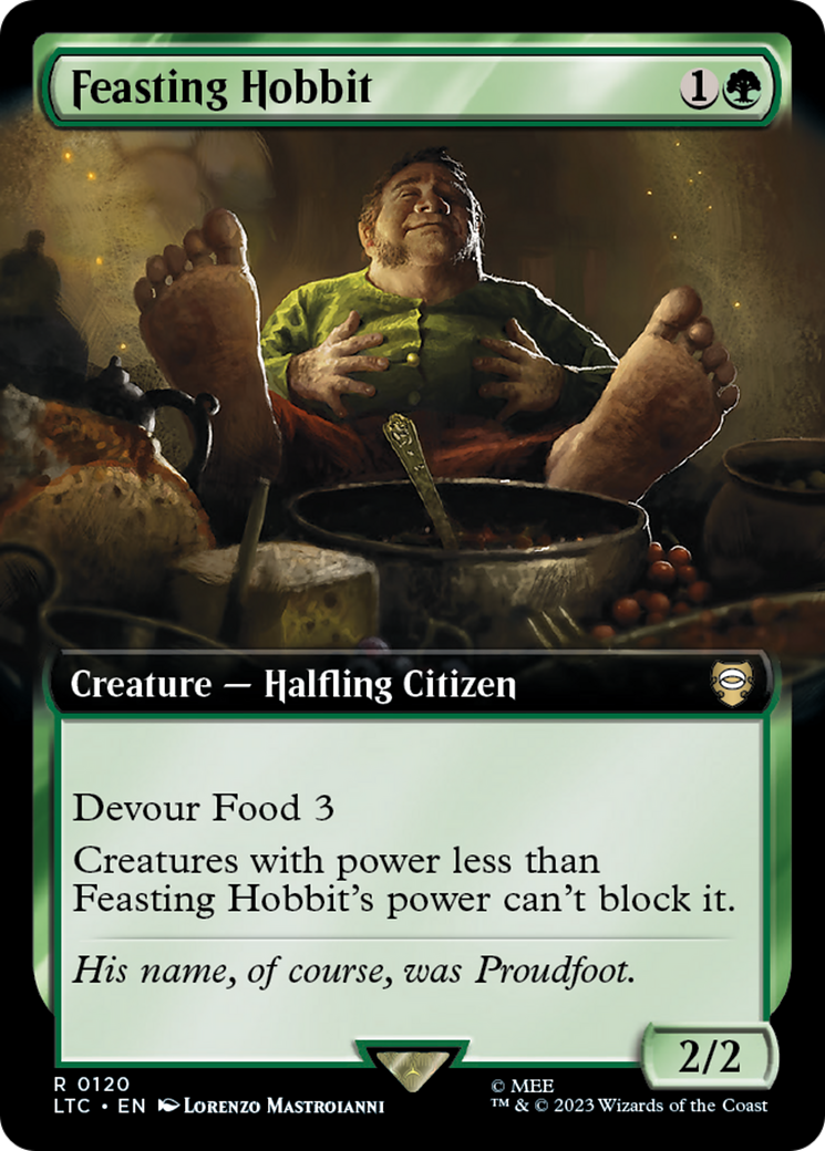 Feasting Hobbit (LTC-120) - : (Extended Art)