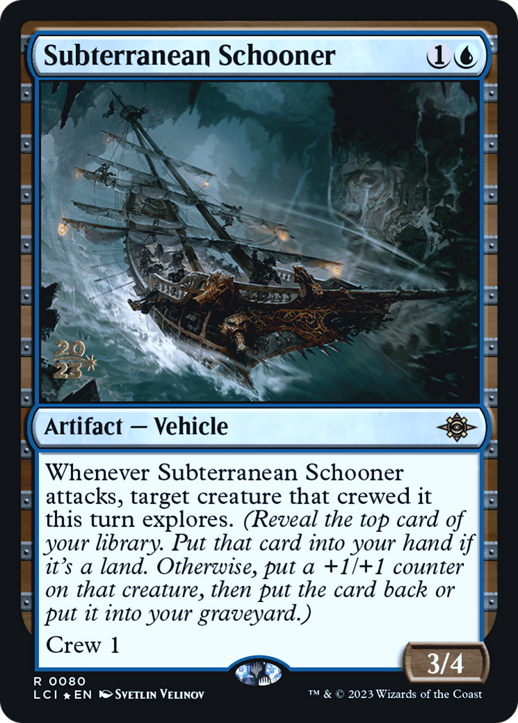 Subterranean Schooner (PRE-80S) -  Foil