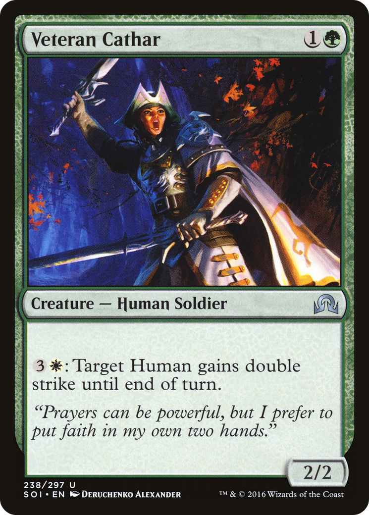 Veteran Cathar (SOI-238) -  Foil