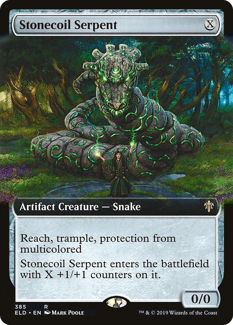 Stonecoil Serpent (ELD-385) - : (Extended Art) Foil