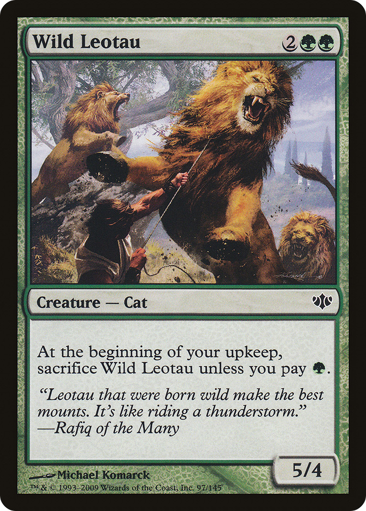 Wild Leotau (CON-097) -  Foil